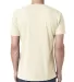 Next Level 6440 Premium Sueded V-Neck T-shirt in Natural back view