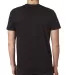 Next Level 6440 Premium Sueded V-Neck T-shirt in Black back view
