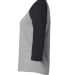L3530 LAT - Ladies' Fine Jersey Three-Quarter Slee in Vintage heather/vintage smoke side view