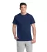 Delta Apparel 1730U American Made T-Shirt in True navy front view