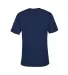 Delta Apparel 1730U American Made T-Shirt in Athletic navy back view