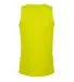 Delta Apparel 21734 Adult Tank Top in Safety green back view