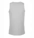 Delta Apparel 21734 Adult Tank Top in Athletic heather back view