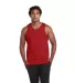 Delta Apparel 21734 Adult Tank Top in New red front view