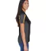 Extreme by Ash City 75119 Ladies Eperformance Stri BLK/ CMPS GOLD side view