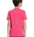 DT5000Y District® Youth The Concert Tee Neon Pink back view