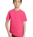 DT5000Y District® Youth The Concert Tee Neon Pink front view