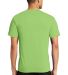 PC381 Performance Tee Blended Cotton Polyester by  Lime back view