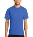 PC381 Performance Tee Blended Cotton Polyester by  True Royal front view