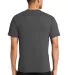 PC381 Performance Tee Blended Cotton Polyester by  in Charcoal back view