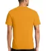PC381 Performance Tee Blended Cotton Polyester by  in Gold back view