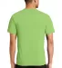 PC381 Performance Tee Blended Cotton Polyester by  in Lime back view