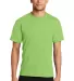 PC381 Performance Tee Blended Cotton Polyester by  in Lime front view