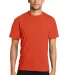 PC381 Performance Tee Blended Cotton Polyester by  in Orange front view