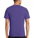 PC381 Performance Tee Blended Cotton Polyester by  in Purple back view