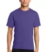 PC381 Performance Tee Blended Cotton Polyester by  in Purple front view