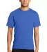 PC381 Performance Tee Blended Cotton Polyester by  in True royal front view