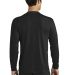 PC381LS Blended long sleeve performance tee shirt  Jet Black back view