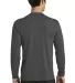 PC381LS Blended long sleeve performance tee shirt  Charcoal back view