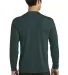 PC381LS Blended long sleeve performance tee shirt  Dark Green back view