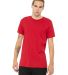 GOPINK-3001C BELLA+CANVAS Greenwich T-shirt Red front view