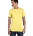 GOPINK-3001C BELLA+CANVAS Greenwich T-shirt Maize Yellow front view