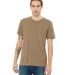 GOPINK-3001C BELLA+CANVAS Greenwich T-shirt Pebble Brown front view