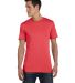 GOPINK-3001C BELLA+CANVAS Greenwich T-shirt Coral front view