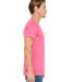 GOPINK-3001C BELLA+CANVAS Greenwich T-shirt Charity Pink side view