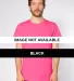 GOPINK-2001 American Apparel Fine Jersey Tee Black front view