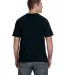 Anvil 980 Lightweight T-shirt by Gildan in Black back view