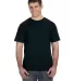 Anvil 980 Lightweight T-shirt by Gildan in Black front view