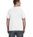 Anvil 980 Lightweight T-shirt by Gildan in White back view