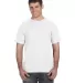 Anvil 980 Lightweight T-shirt by Gildan in White front view