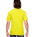 Anvil 980 Lightweight T-shirt by Gildan in Neon yellow back view