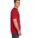 Anvil 980 Lightweight T-shirt by Gildan in Heather red side view