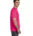 Anvil 980 Lightweight T-shirt by Gildan in Hot pink side view