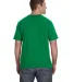 Anvil 980 Lightweight T-shirt by Gildan in Kelly green back view