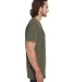 Anvil 980 Lightweight T-shirt by Gildan in Hthr city green side view