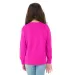 4930B Fruit of the Loom Youth 5 oz., 100% Heavy Co Neon Pink back view