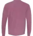 Comfort Colors Long Sleeve Pocket Tee 4410 Berry back view