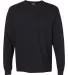 Comfort Colors Long Sleeve Pocket Tee 4410 Black front view