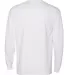 Comfort Colors Long Sleeve Pocket Tee 4410 White back view