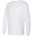 Comfort Colors Long Sleeve Pocket Tee 4410 White side view