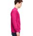 Comfort Colors Long Sleeve Pocket Tee 4410 Heliconia side view