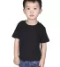 IC1040 Cotton Heritage 4.3oz Infant Crew Neck T-sh in Black front view
