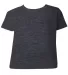 IC1040 Cotton Heritage 4.3oz Infant Crew Neck T-sh in Charcoal heather front view