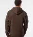 Independent Trading Co. SS4500 Midweight Hoodie in Brown back view