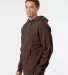 Independent Trading Co. SS4500 Midweight Hoodie in Brown side view