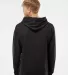 Independent Trading Co. SS4500 Midweight Hoodie in Black back view